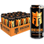 Reign Total Body Fuel, Orange Dreamsicle, Fitness & Performance Drink, 16 Fl Oz (Pack of 12)