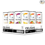 CELSIUS Assorted Flavors Official Variety Pack, Functional Essential Energy Drinks, 12 Fl Oz (Pack of 12)