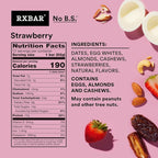 RXBAR Protein Bars, 12g Protein, Gluten Free Snacks, Strawberry, 22oz Box (12 Bars)