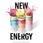 Starbucks Iced Energy Drink, 3 Flavor Variety Pack (Tropical Peach, Watermelon Splash, Blueberry Lemonade), Zero Sugar Energy Drink, Plant Based Caffeine, Hydration, Mental Clarity, 12 Fl Oz Cans (Pack of 12)