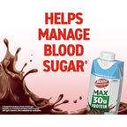 BOOST Glucose Control Max 30g Protein Nutritional Drink, Rich Chocolate, 11 Fl Oz (Pack of 12), Packaging May Vary